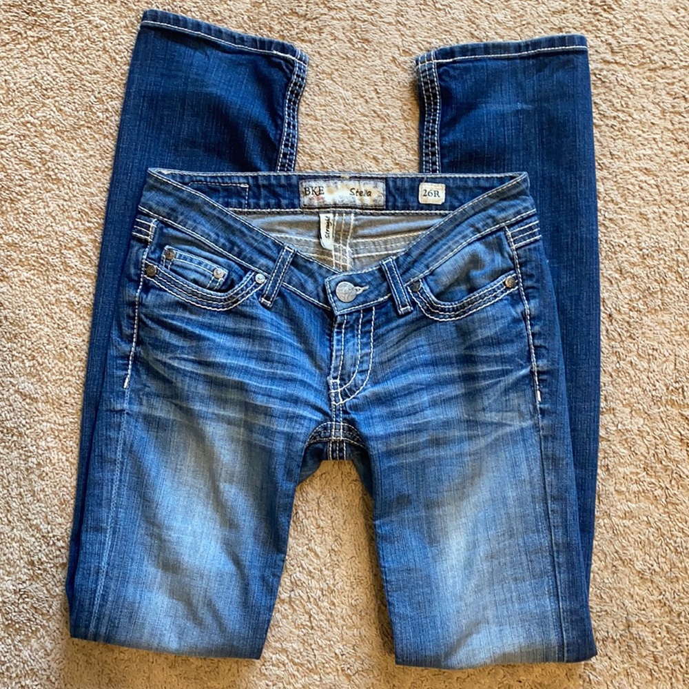 BKE Stella straight jean 26R